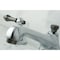 Kingston Brass NS4463AL 8" Widespread Bathroom Faucet, Chrome/Black Stainless Steel NS4463AL - alternate 6